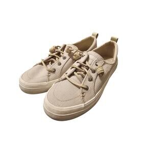 Sperry Shoes Women's US 6.5  - Crest Vibe ‎ Sneaker flats  gray Canvas EUC